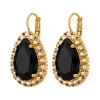 Dyrberg Kern Fiora Gold Earrings - Black/Golden