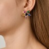 Dyrberg Kern Gemini Gold Earrings - Rainbow