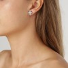 Dyrberg Kern Gigi Silver Earrings - Crystal