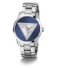 Guess Gents Badge Silver Watch - GW0782G3