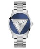 Guess Gents Badge Silver Watch - GW0782G3