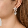 Dyrberg Kern Hydra Silver Earrings - Crystal