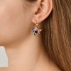 Dyrberg Kern Libra Gold Earrings - Rainbow