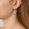 Dyrberg Kern Libra Silver Earrings - Crystal