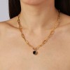 Dyrberg Kern Lisanna Gold Necklace - Black