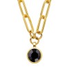 Dyrberg Kern Lisanna Gold Necklace - Black