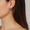 Dyrberg Kern Louise Gold Earrings - Amethyst