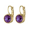 Dyrberg Kern Louise Gold Earrings - Amethyst