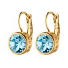 Dyrberg Kern Louise Gold Earrings - Aqua