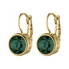 Dyrberg Kern Louise Gold Earrings - Green