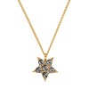 Dyrberg Kern Lyra Gold Necklace - Grey