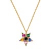 Dyrberg Kern Lyra Gold Necklace - Rainbow