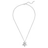 Dyrberg Kern Lyra Silver Necklace - Crystal