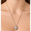 Dyrberg Kern Lyra Silver Necklace - Crystal