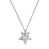 Dyrberg Kern Lyra Silver Necklace - Crystal