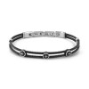 Nomination Mens SeaLover Bracelet with Wind Rose - Black