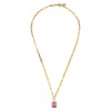 Dyrberg Kern Octa Gold Necklace - Light Rose