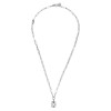 Dyrberg Kern Octa Silver Necklace - Crystal