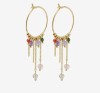 Pilgrim Earrings Peace Gold