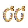 Dyrberg Kern Raquel Gold Earrings - Multi Pastel