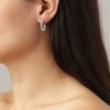 Dyrberg Kern Raquel Silver Earrings - Crystal