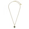Dyrberg Kern Rimini Gold Necklace - Emerald Green