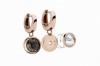 Qudo Rose Gold Basic O Creole Earrings