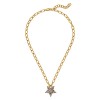 Dyrberg Kern Sagitta Gold Necklace - Grey