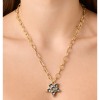 Dyrberg Kern Sagitta Gold Necklace - Grey