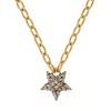 Dyrberg Kern Sagitta Gold Necklace - Grey