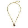 Dyrberg Kern Sagitta Gold Necklace - Rainbow