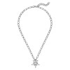 Dyrberg Kern Sagitta Silver Necklace - Crystal