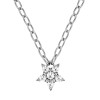 Dyrberg Kern Sagitta Silver Necklace - Crystal