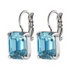 Dyrberg Kern Segin Silver Earrings - Aqua