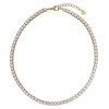 Dyrberg Kern Snake Gold Necklace - Crystal