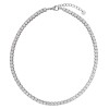 Dyrberg Kern Snake Silver Necklace - Crystal