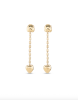 UNOde50 Gold Chain Heart Earrings