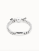 UNOde50 Silver Beaded Bracelet with Pearl & Key