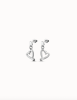 UNOde50 Silver Heart Drop Earrings