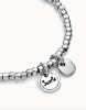 UNOde50 Silver Bracelet with Suerte Pendant - Large