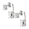 Dyrberg Kern Teti Silver Earrings - Crystal