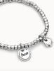 UNOde50 Silver Bracelet with Amor Pendant - Large