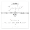 Life Charms You Are A Delightful Daughter Bracelet