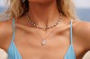 Caroline Svedbom Gold Mini Drop Necklace - Sky Ignite