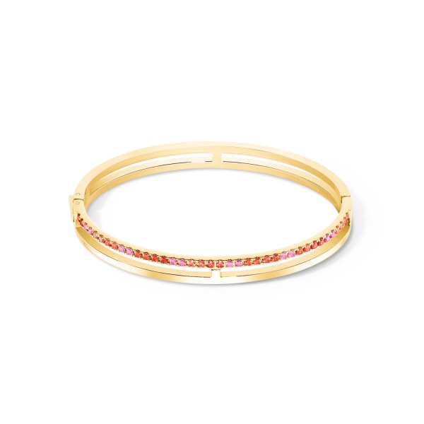 Coeur de Lion Gold Red Bangle 0136/32-0316