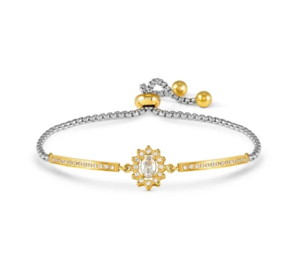 Nomination Royal Dream Gold & Silver Oval Cluster Bracelet