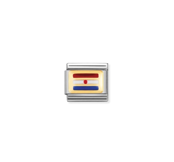 Nomination Gold Croatia Flag Composable Charm