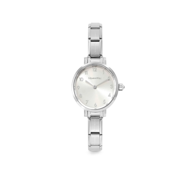 Nomination Oval Silver Watch with Silver Dial