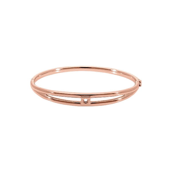 Qudo Rose Gold Bangle Roma 17cm