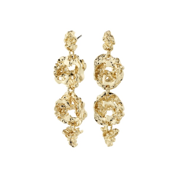 Pilgrim Earrings Act Gold Statement